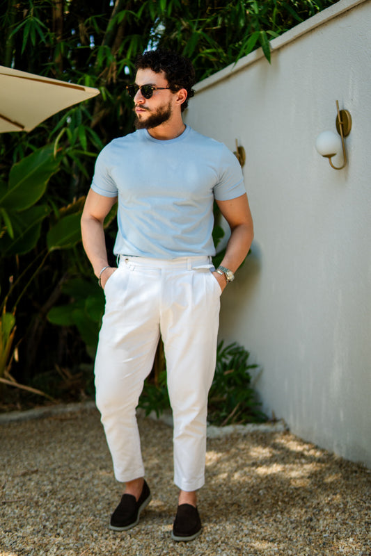 CAMISETA RAFF CONFORT AZUL CLARO