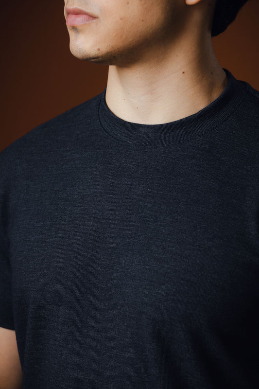 Camiseta caviar Chumbo