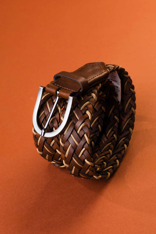 Cinto 35MM trançado soleta com cordão