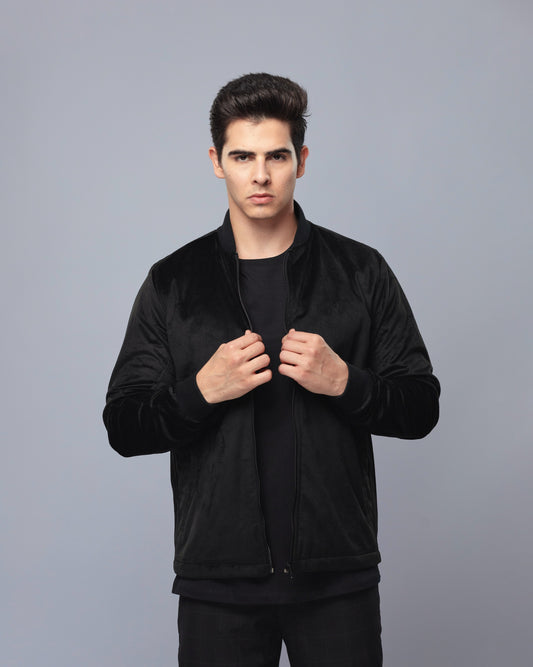 Jaqueta Bomber Camurça