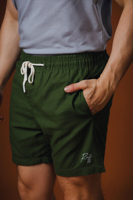 Short Linho Raff Verde