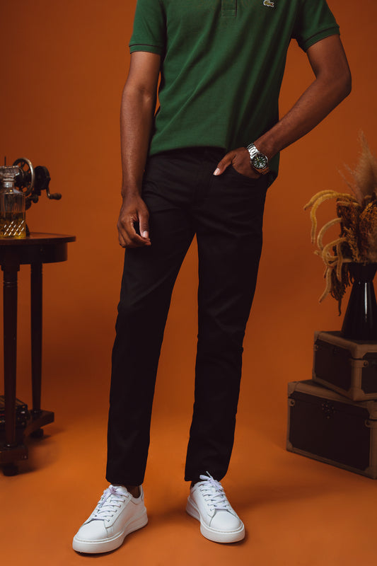 CALÇA FIVE POCKET COUTCH COR PRETO