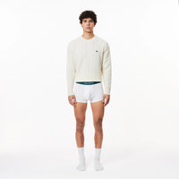 KIT 03 CUECAS LACOSTE BOXER CURTO