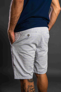 Bermuda linho bolso faca comfort