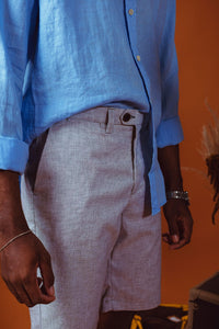 BERMUDA LINEM LOOK COR CINZA