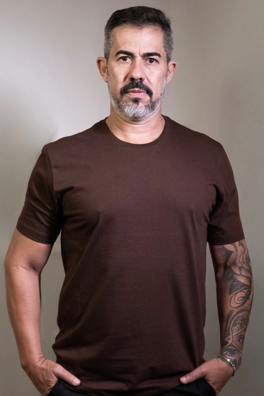 CAMISETA STRONG RAFF BROWN