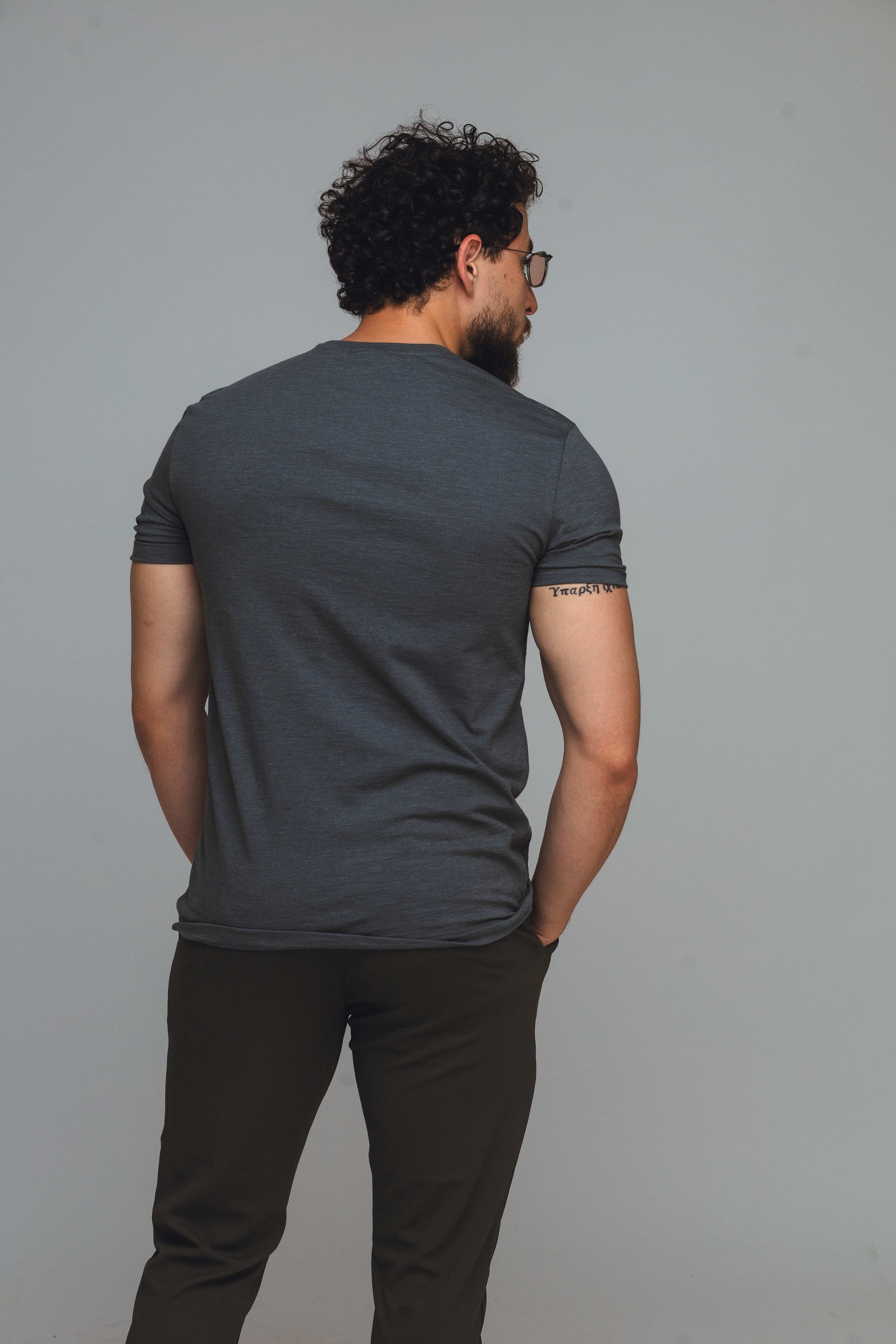 T- SHIRT MC FLAME MESCLA BORDADO CALVIN KLEIN CHUMBO