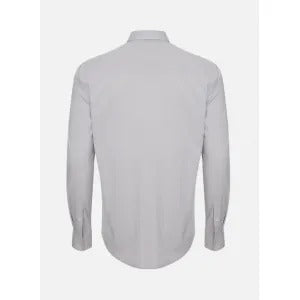 2737 - Camisa New Slim Grey Cinza