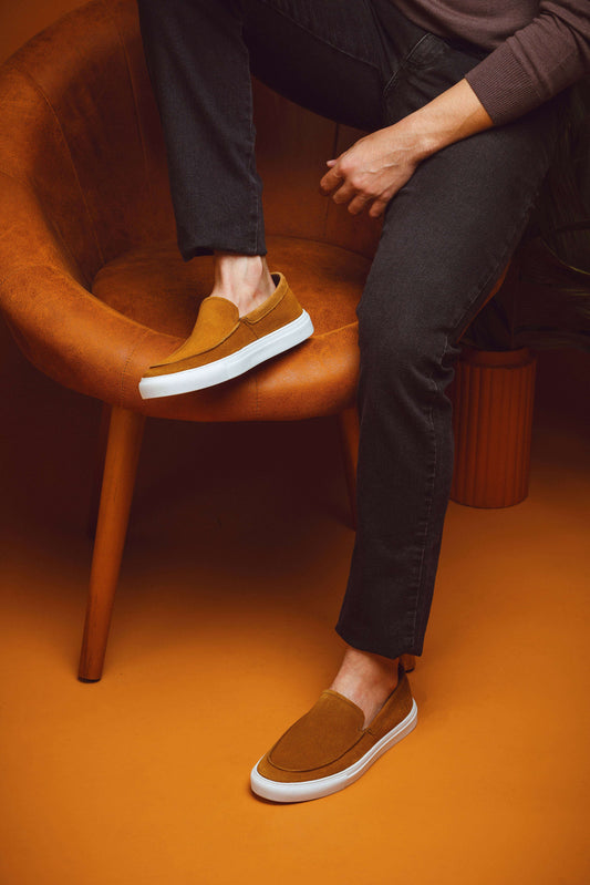 SAPATÊNIS SLIP ON CASUAL OXFORD MASTER CAMURÇA