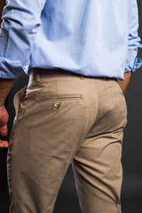 Calça Masc. Slim Casual Confort Plus