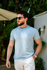 CAMISETA RAFF CONFORT AZUL CLARO