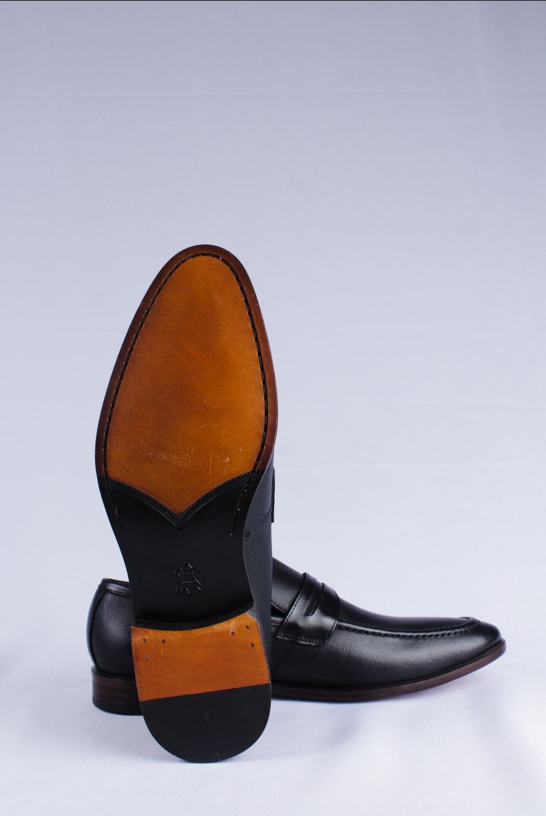 3153 - Sapato Masculino Jeans Preto/Napa Romana Preto