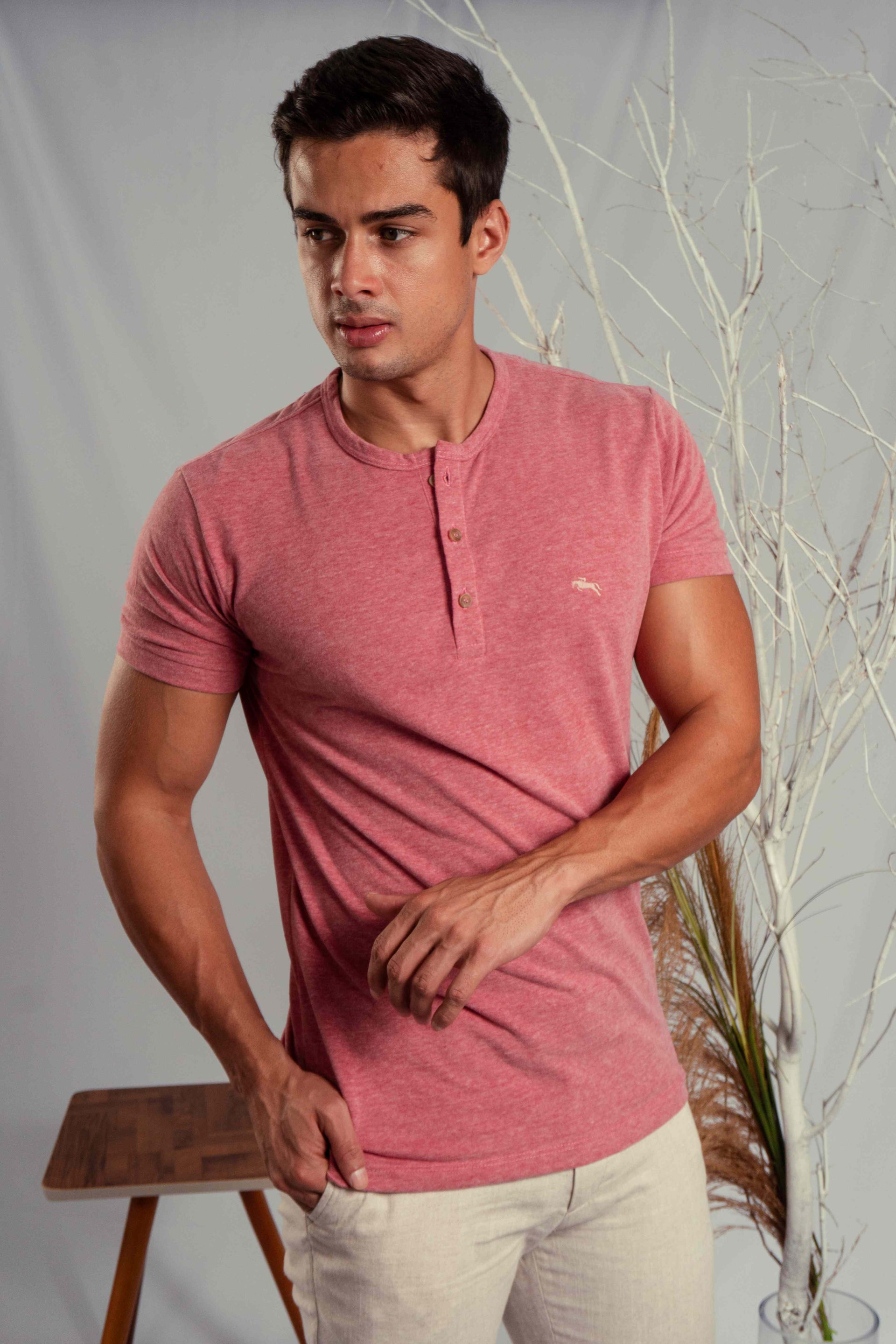 2781 - Camiseta Lorenzo Henley Manga Curta