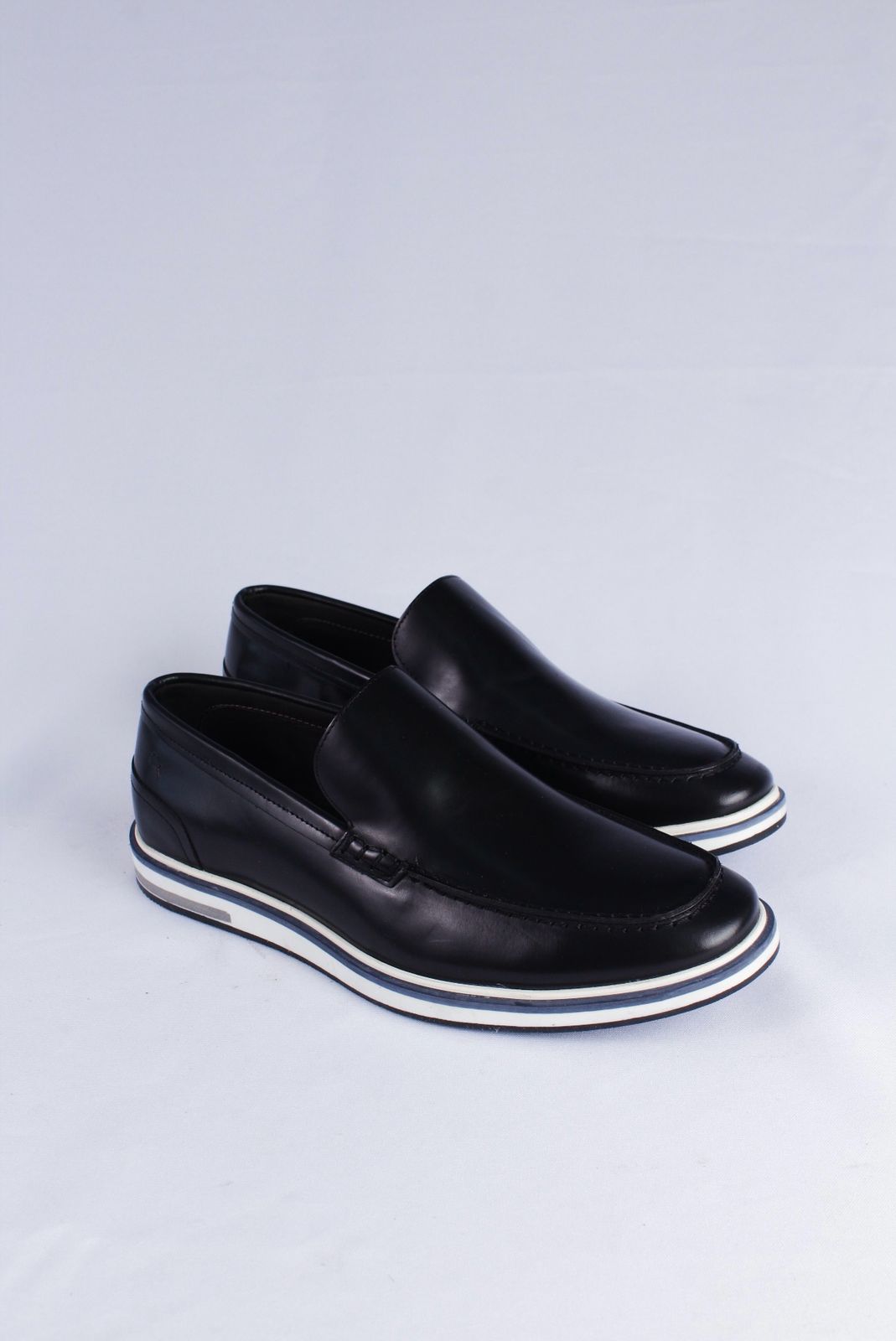 3154 - Sapato Masculino Napa Romana Preta Mocassim