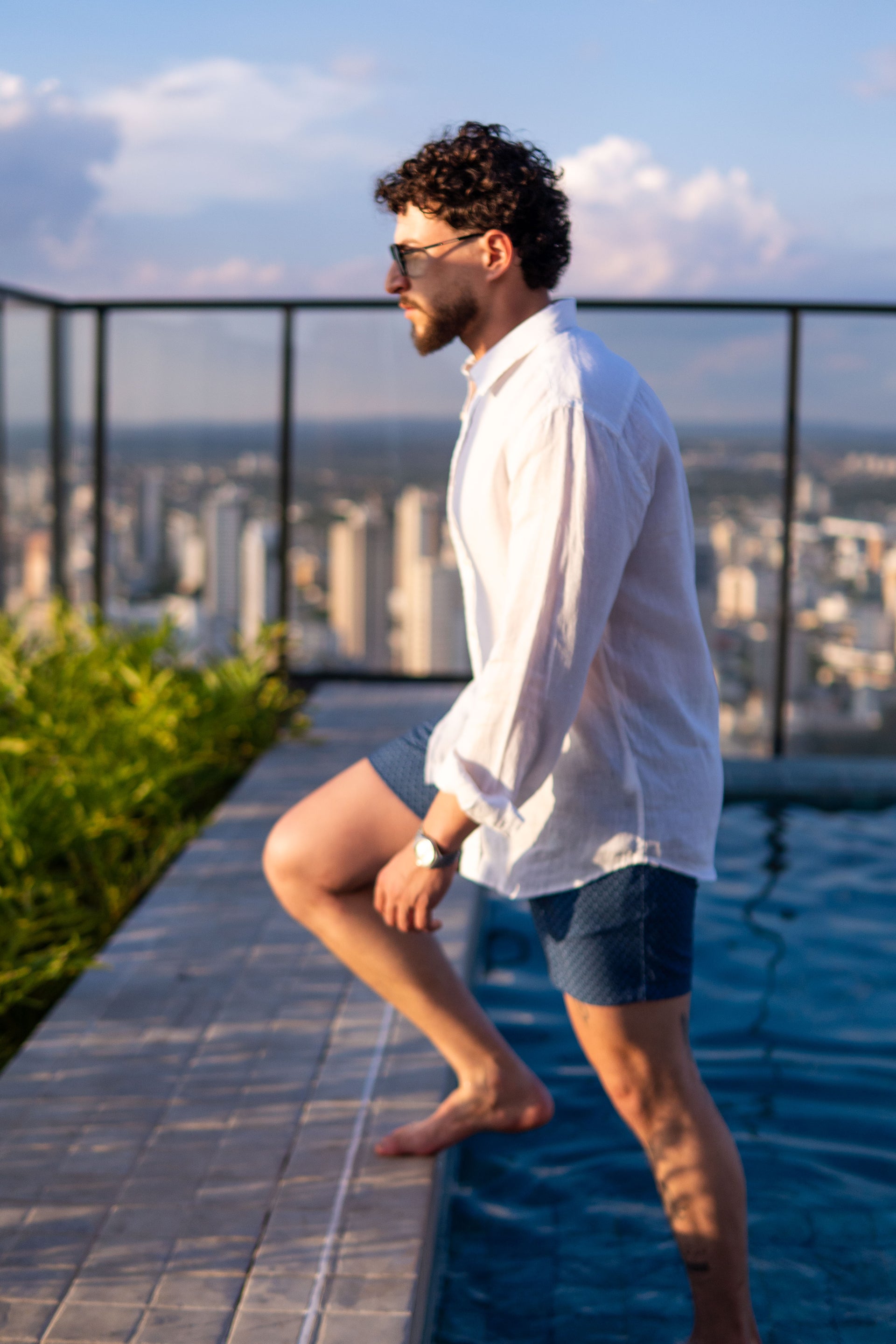 CAMISA 100% LINHO ML BRANCO