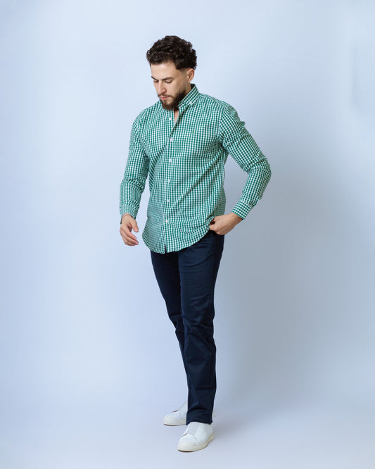 CAMISA GREEN CHESS
