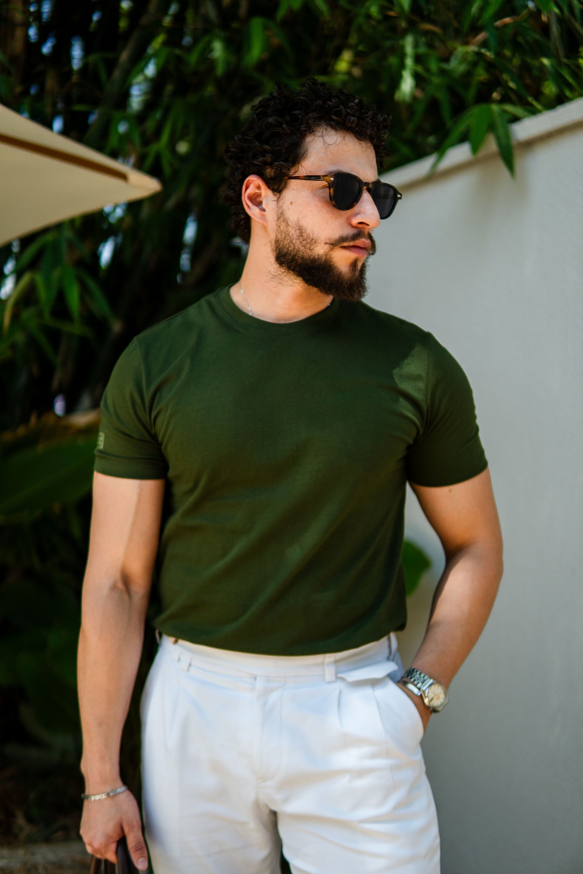 CAMISETA RAFF CONFORT VERDE MUSGO