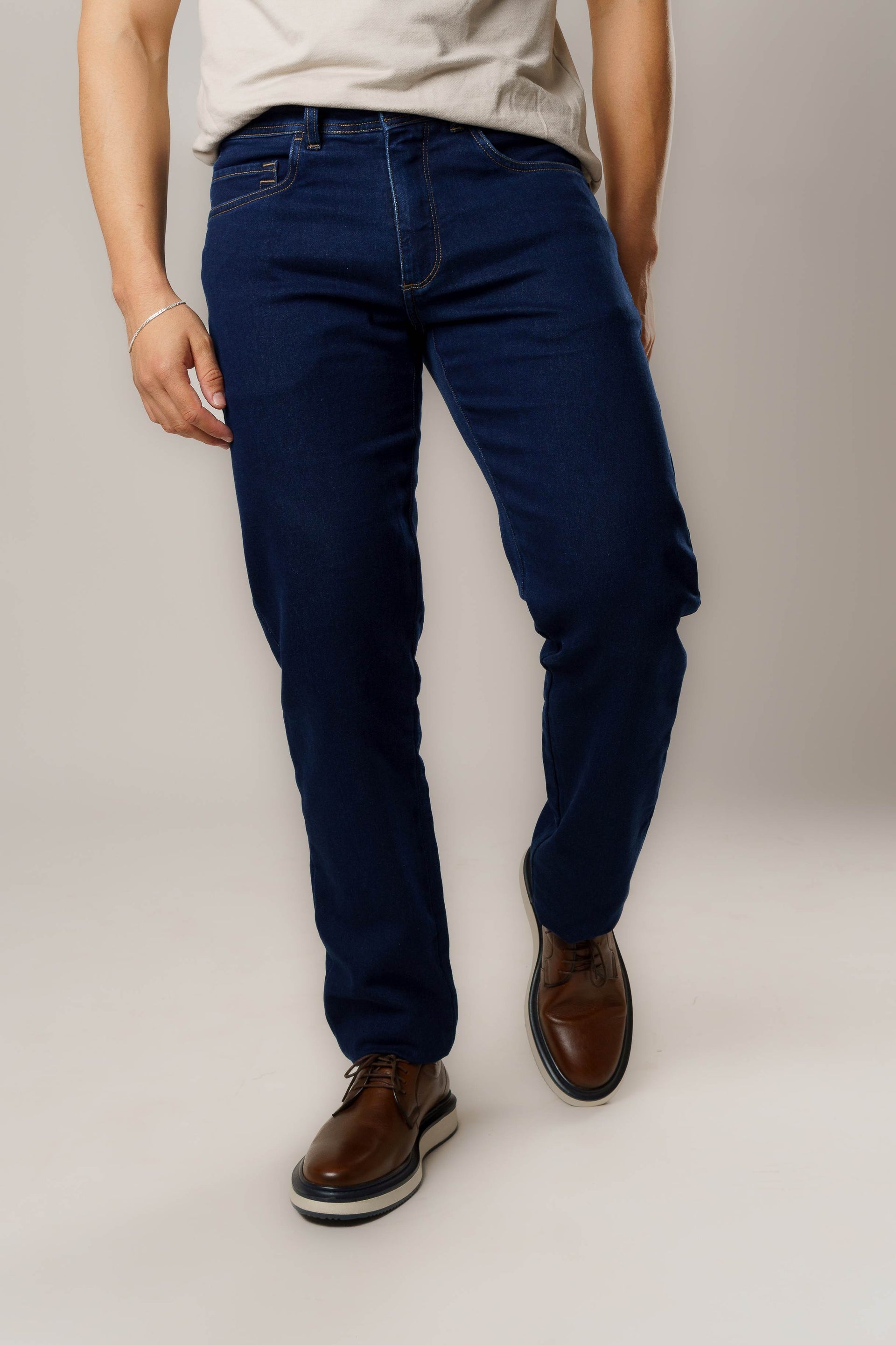 CALÇA JEANS FIVE POCKETS SLIM FIT
