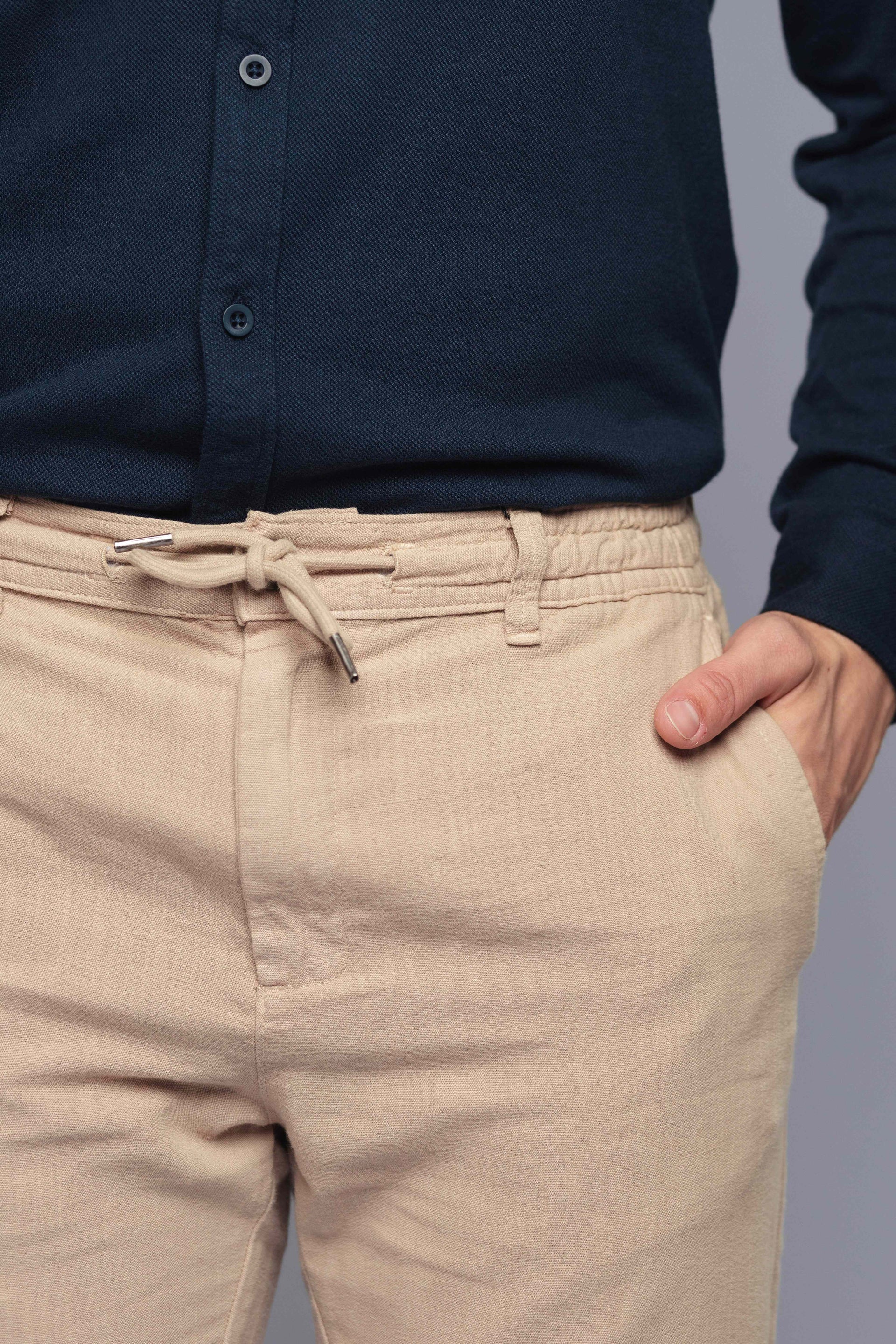 Calça Elastico Com Cordão Comfort