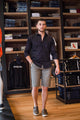 BERMUDA BLACK CHEVRON