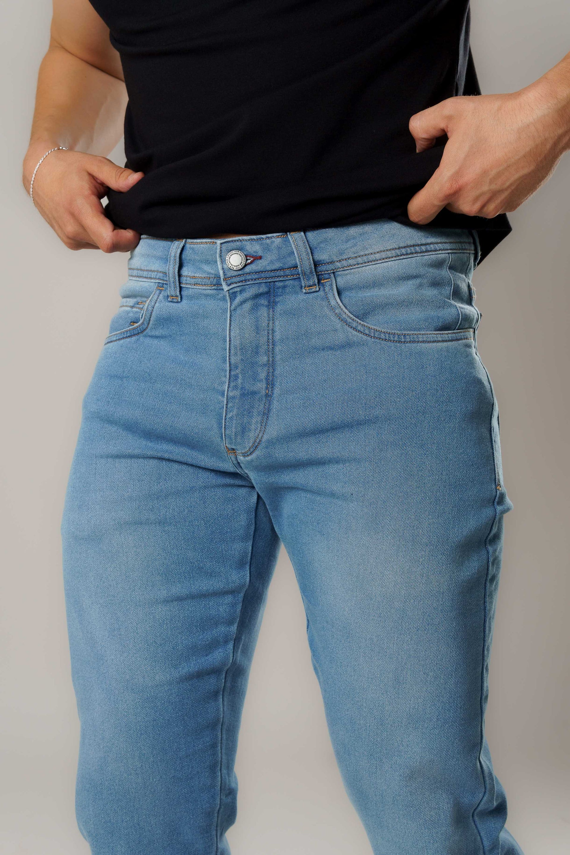 CALÇA JEANS FIVE POCKETS SLIM FIT