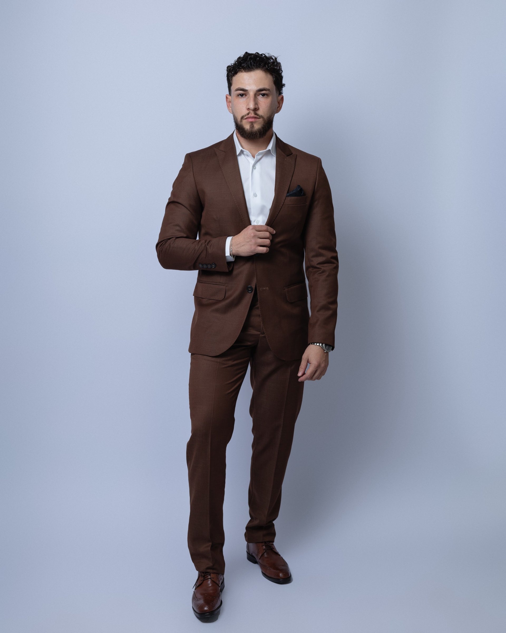 COSTUME - Paleto Slim P.P Gola Bico DIF / Calça Slim Perna Ajustada