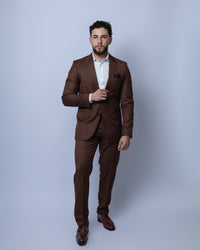 COSTUME - Paleto Slim P.P Gola Bico DIF / Calça Slim Perna Ajustada
