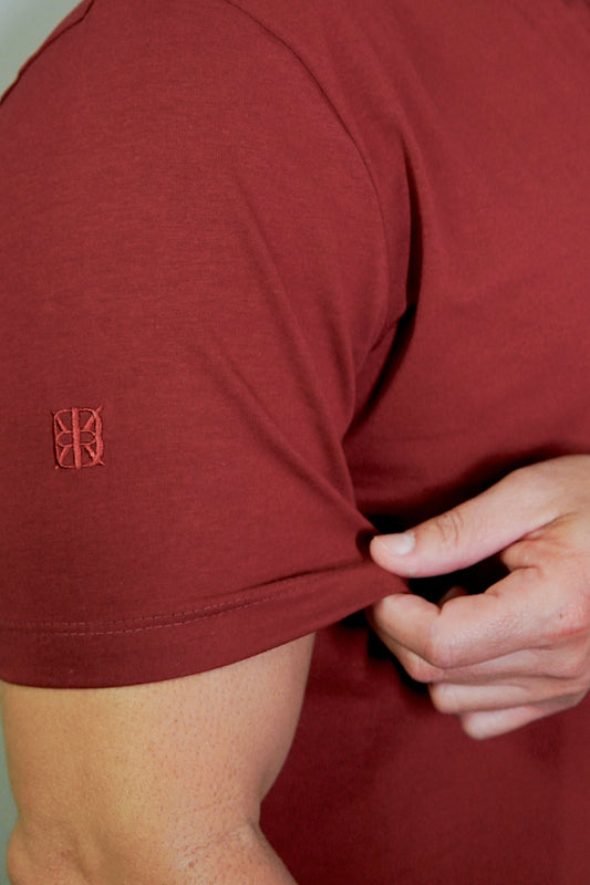 CAMISETA CONFORTO RAFF VINHO