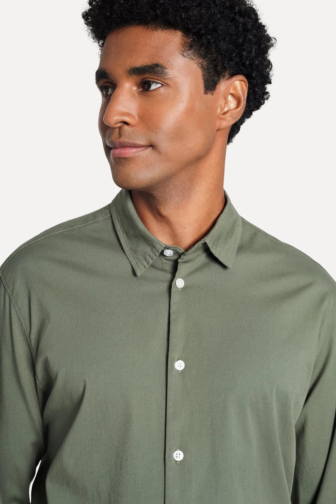 3726 - Camisa ML Tricoline Basica Neo