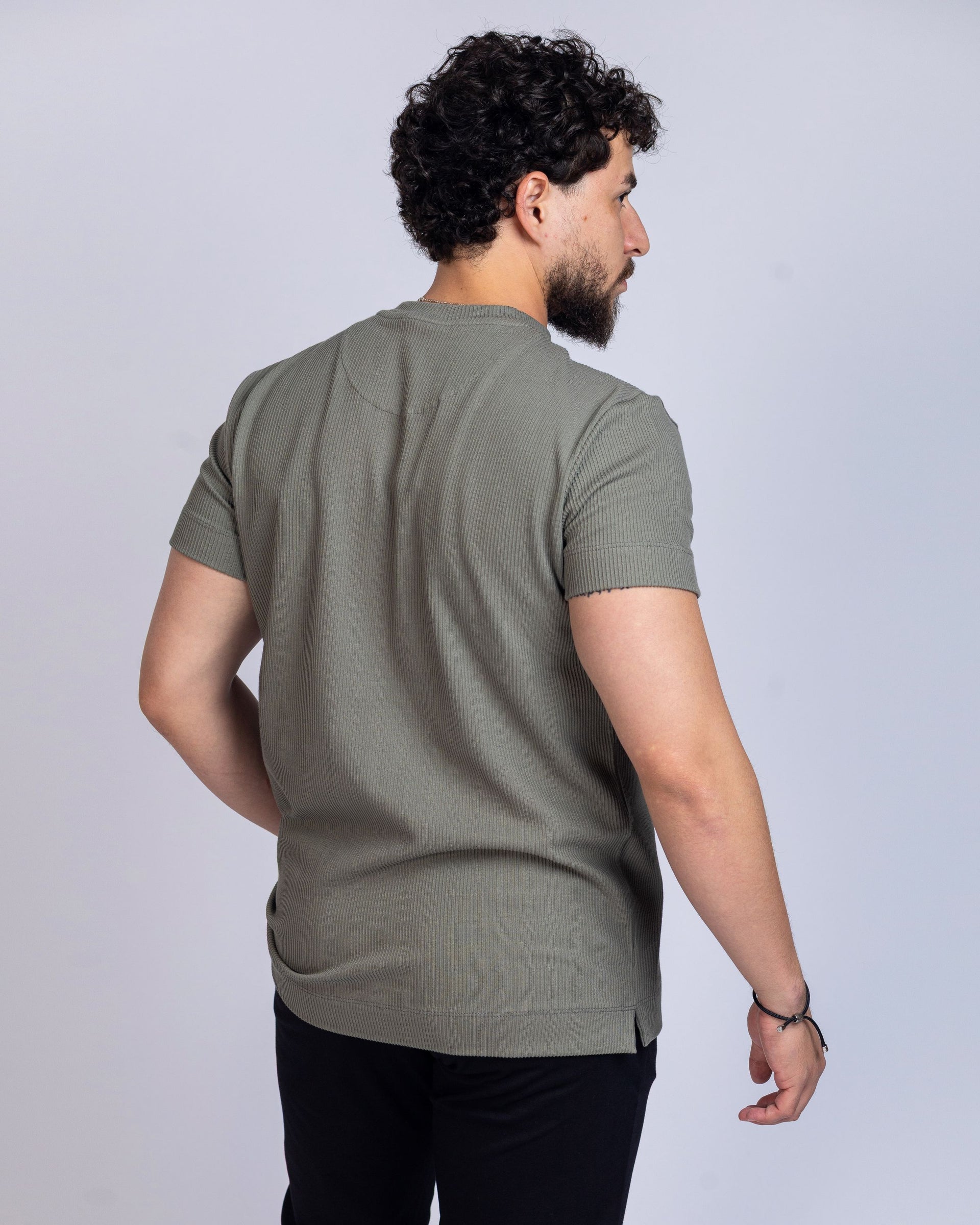 CAMISETA CANELADA CUPUI CINZA FERRO