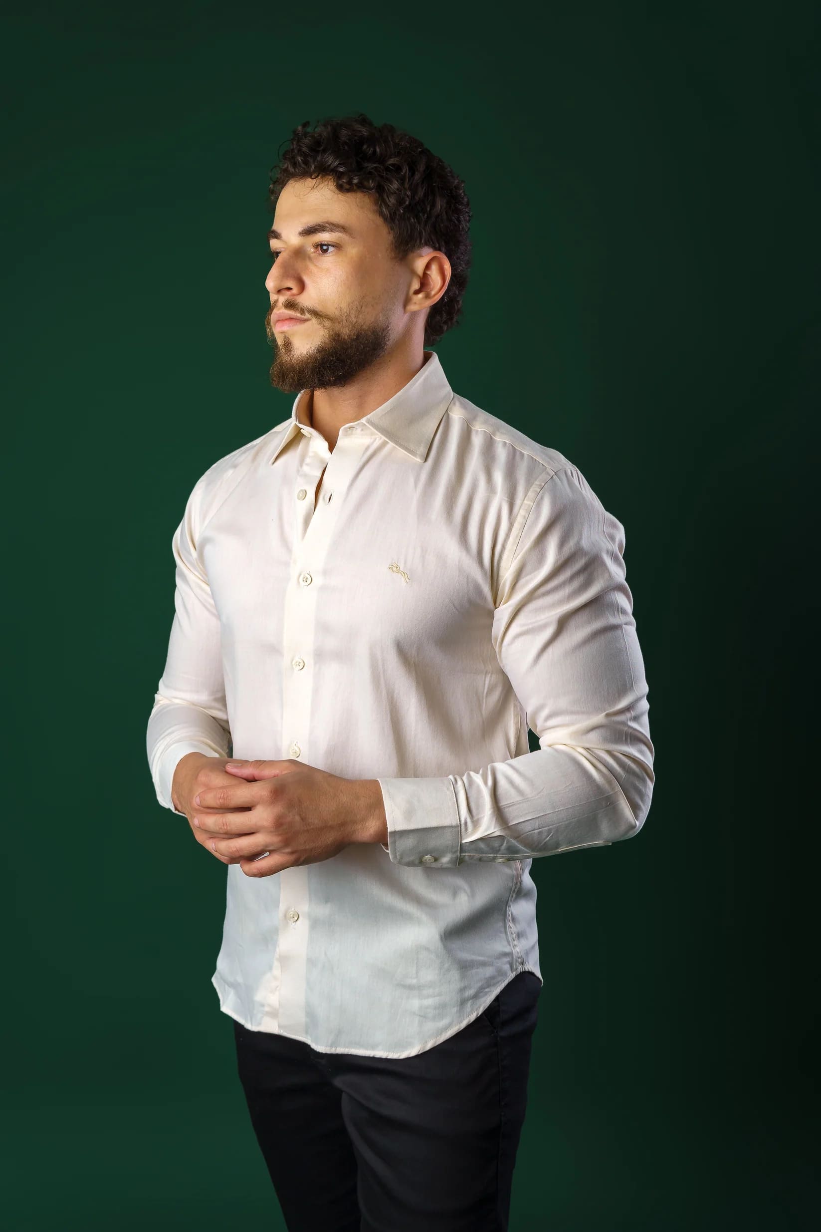 2664 - CAMISA LORENZO SPRING YELLOW
