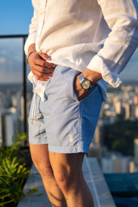 SHORT SARDENHA ONDAS COR OFF WHITE