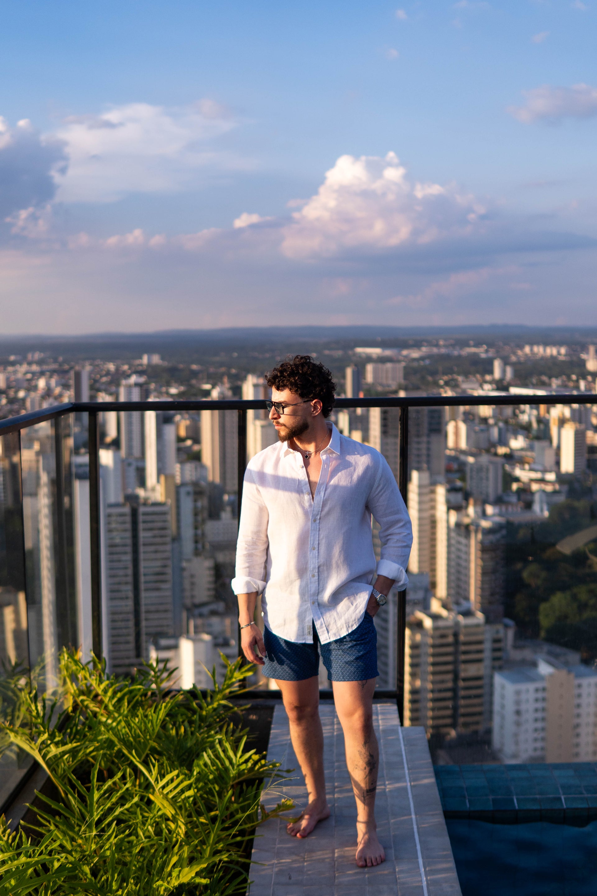 CAMISA 100% LINHO ML BRANCO