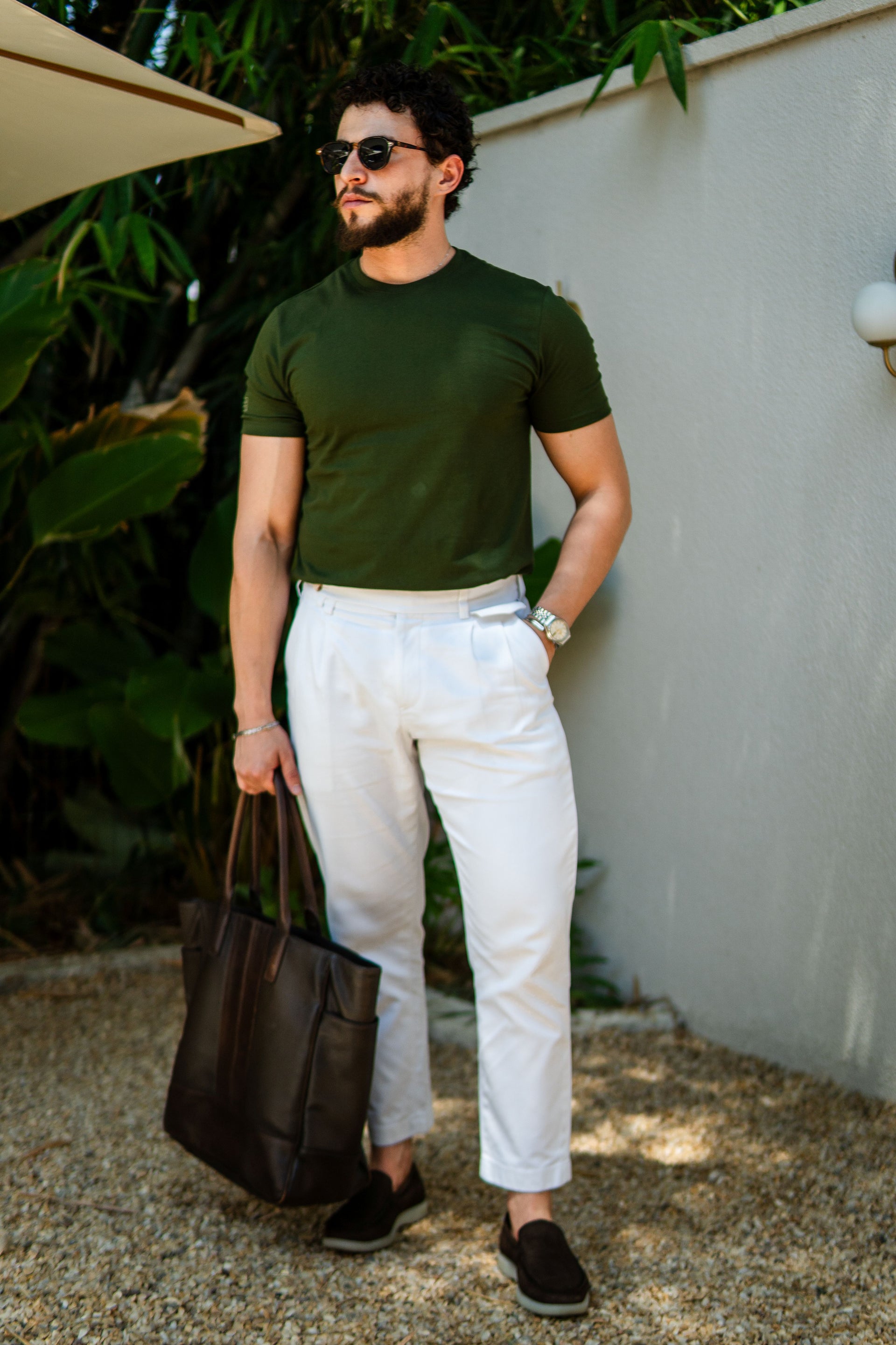 CAMISETA RAFF CONFORT VERDE MUSGO