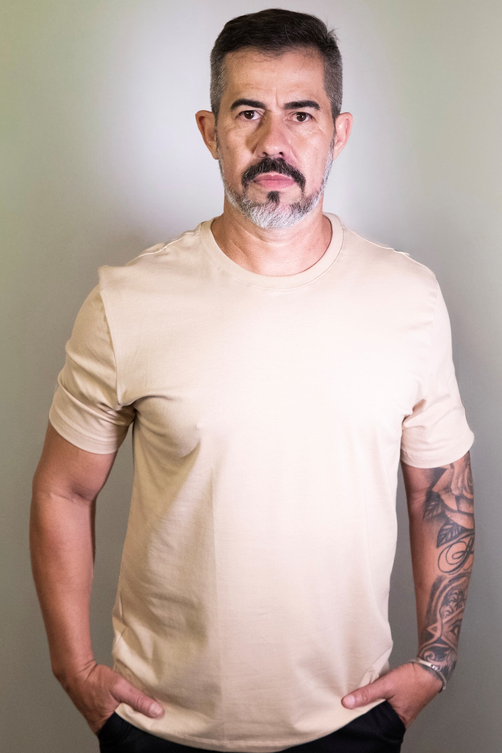 CAMISETA CONFORTO RAFF BEGE ETHEREO