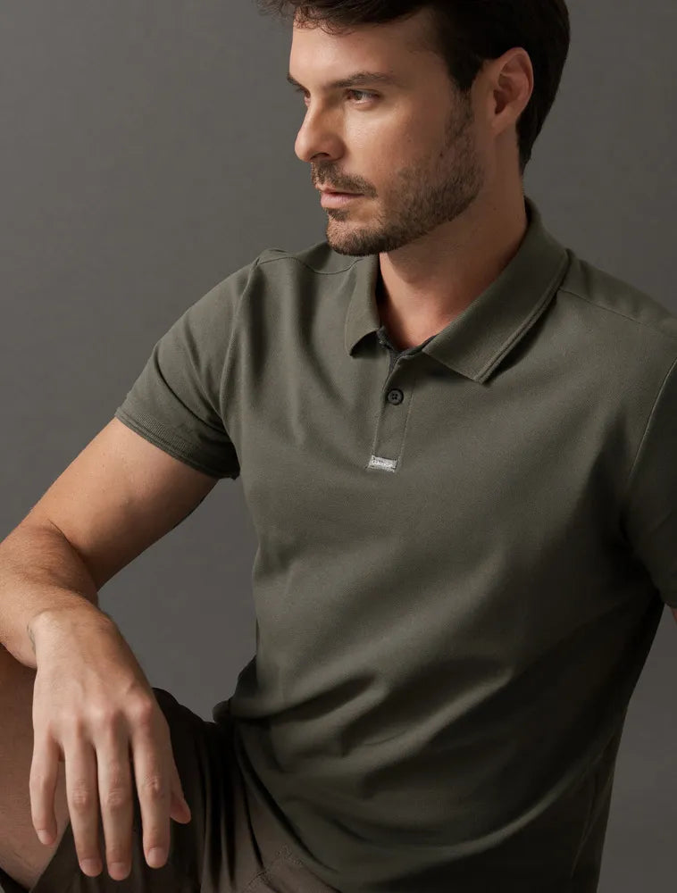 POLO MANGA CURTA CALVIN KLEIN MASCULINA