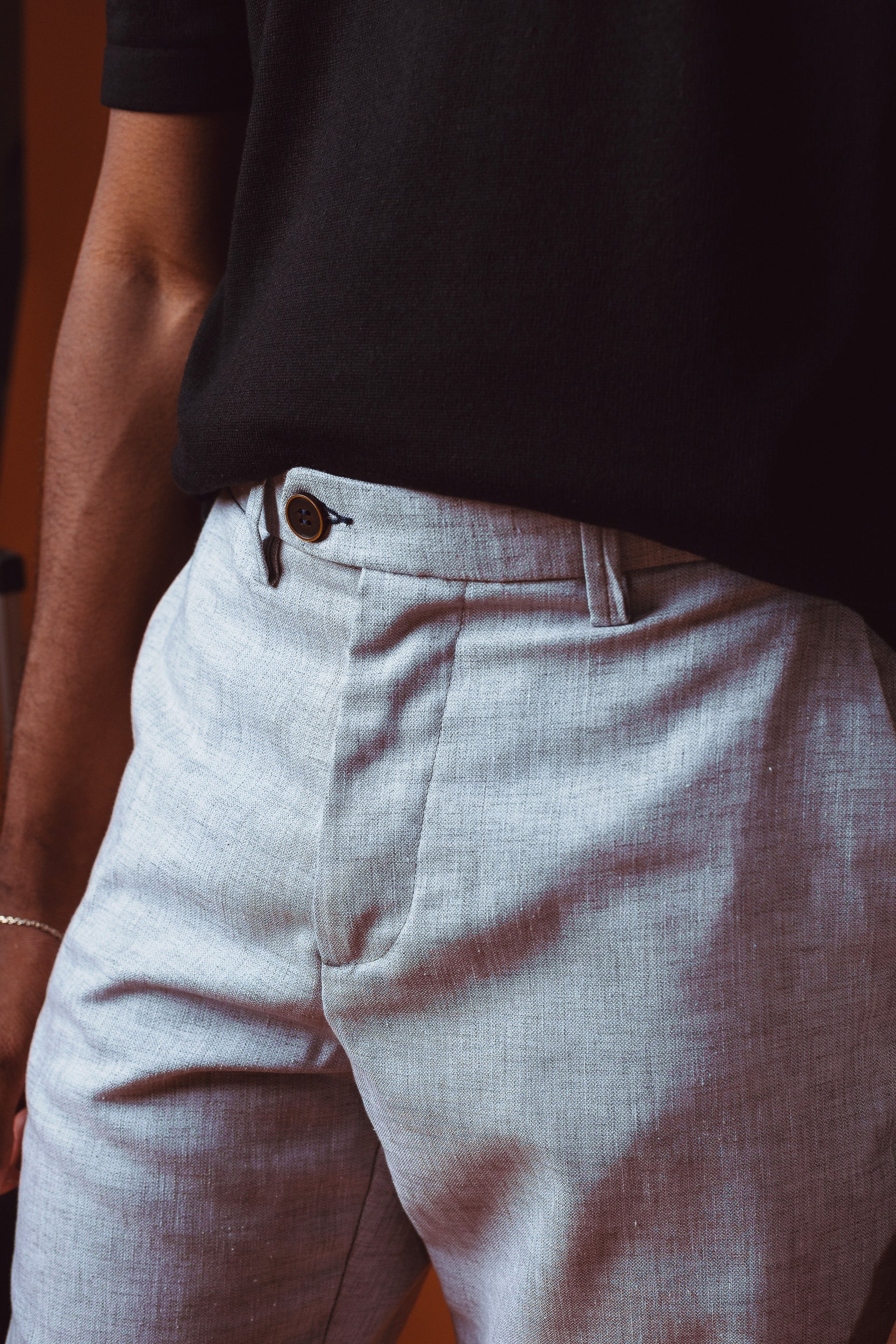 BERMUDA LINEM LOOK COR CINZA