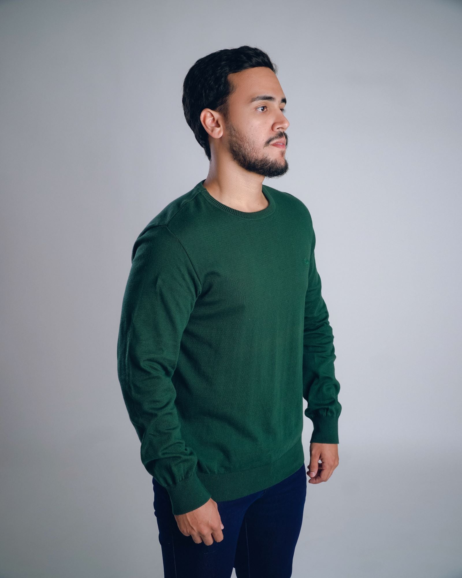 2993 - Trico Sueter Sport Liso Slim