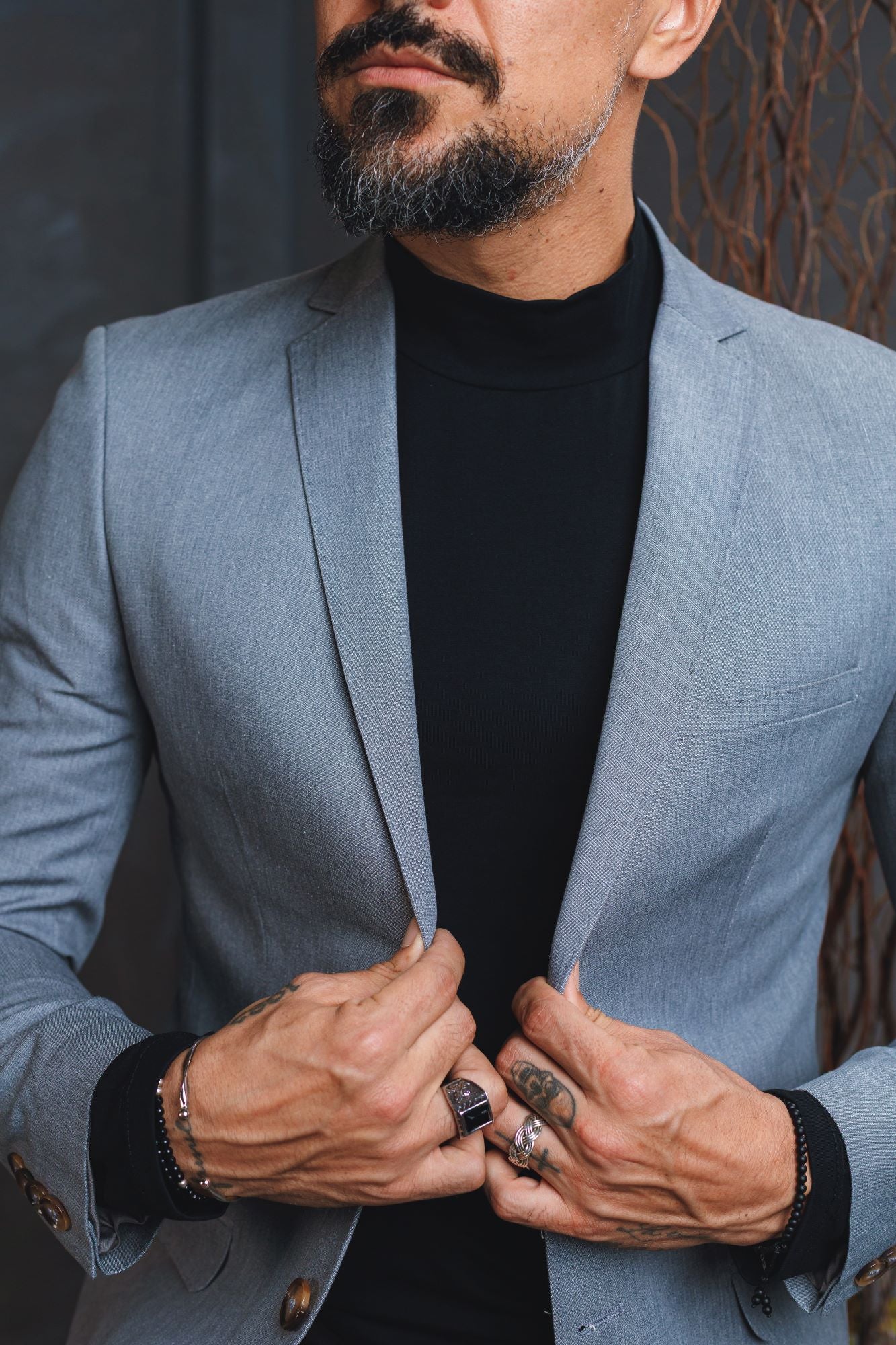 2603 - BLAZER MASCULINO SLIM CONFORT PLUS