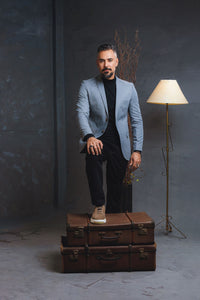 BLAZER MASCULINO SLIM CONFORT PLUS