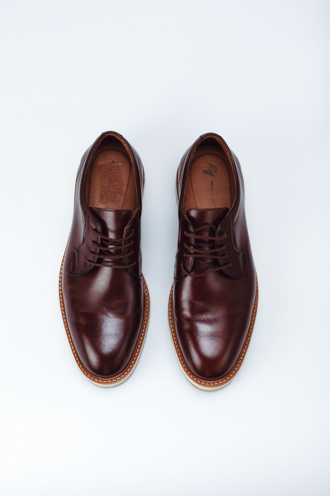 CALÇADO LUTT FUMEX BROWN CREME DERBY