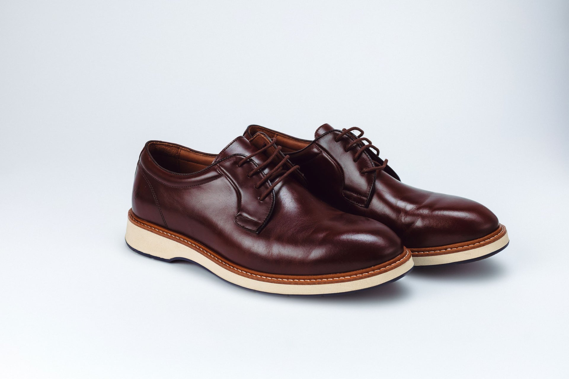CALÇADO LUTT FUMEX BROWN CREME DERBY