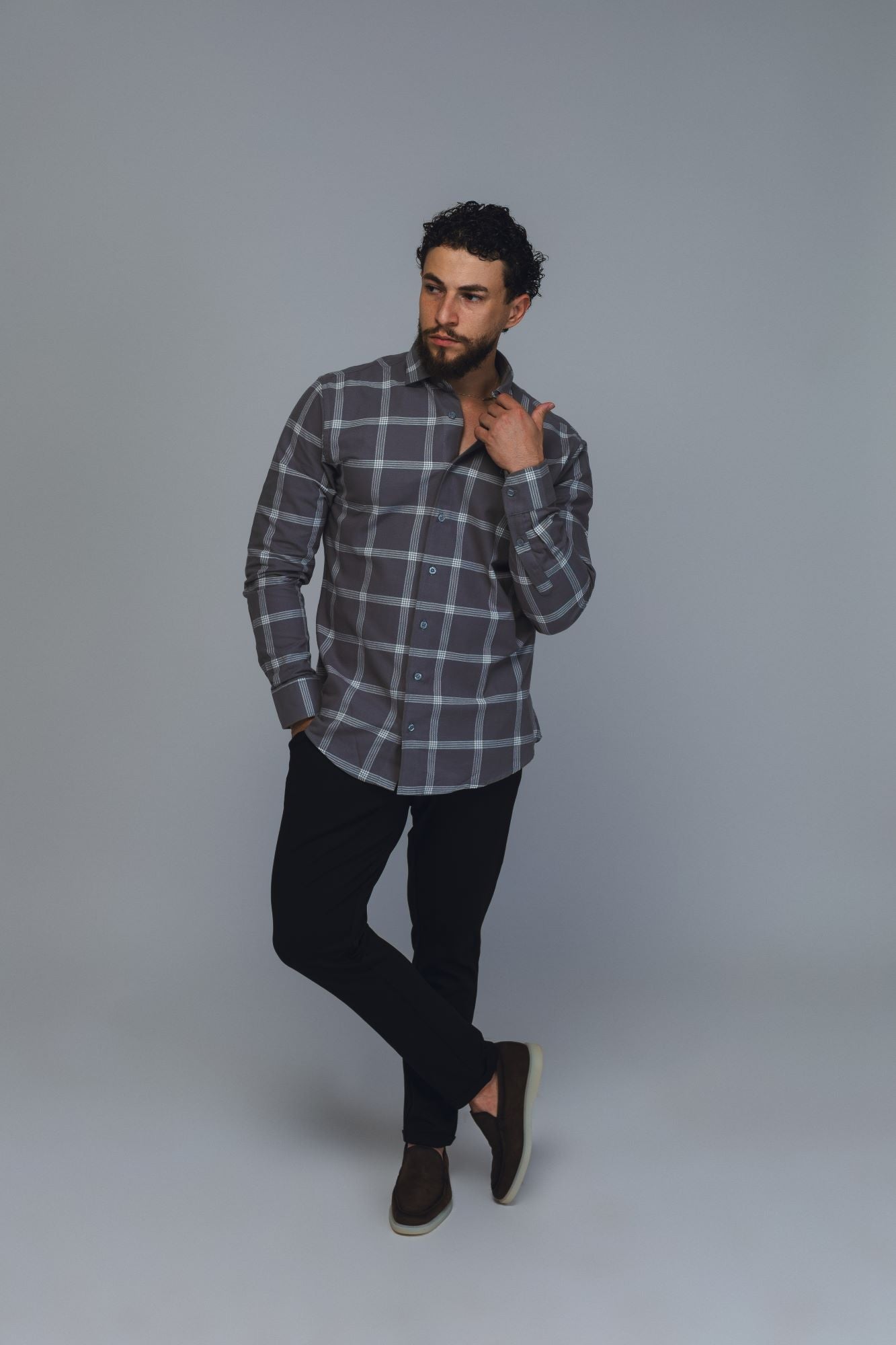 3795 - Camisa chees Raff Manga Longa