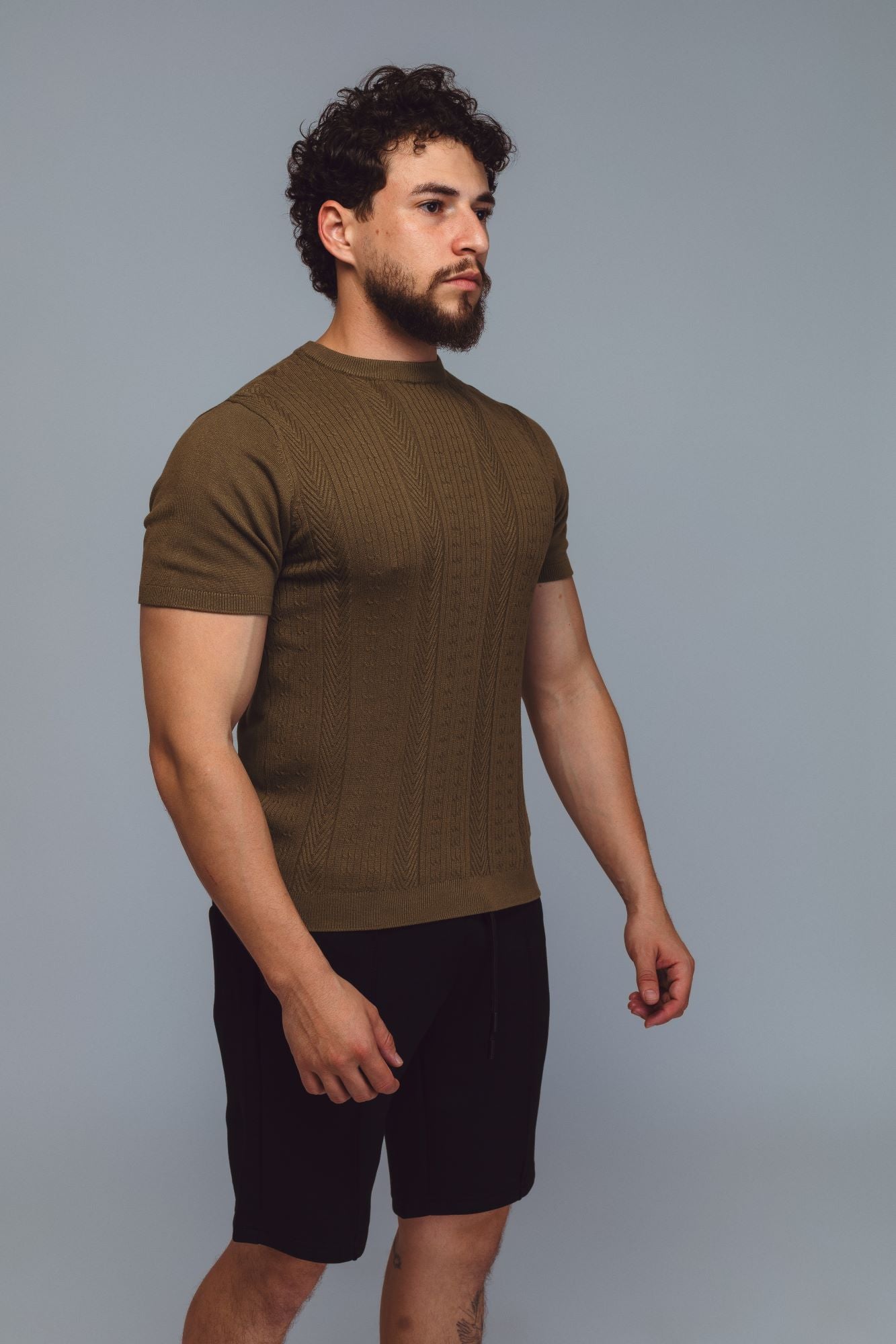 CAMISETA TRICOT LORENZO TEXTURIZADO