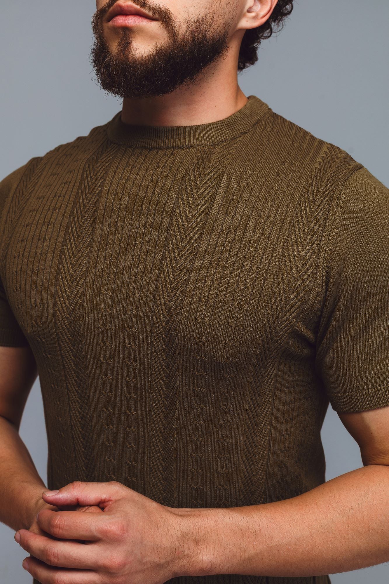 CAMISETA TRICOT LORENZO TEXTURIZADO