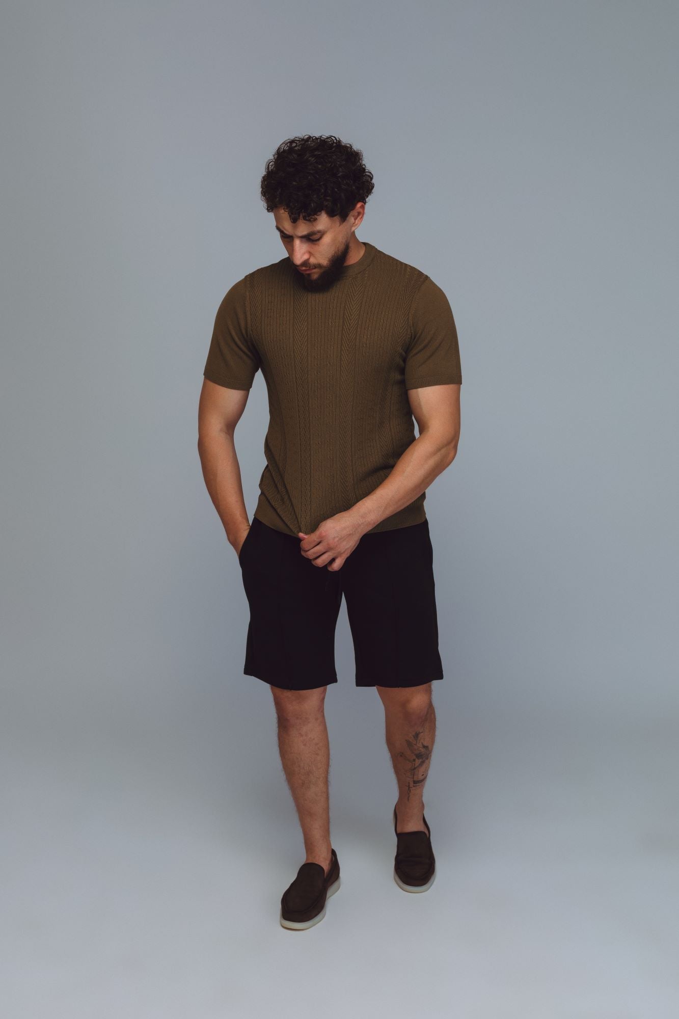 CAMISETA TRICOT LORENZO TEXTURIZADO
