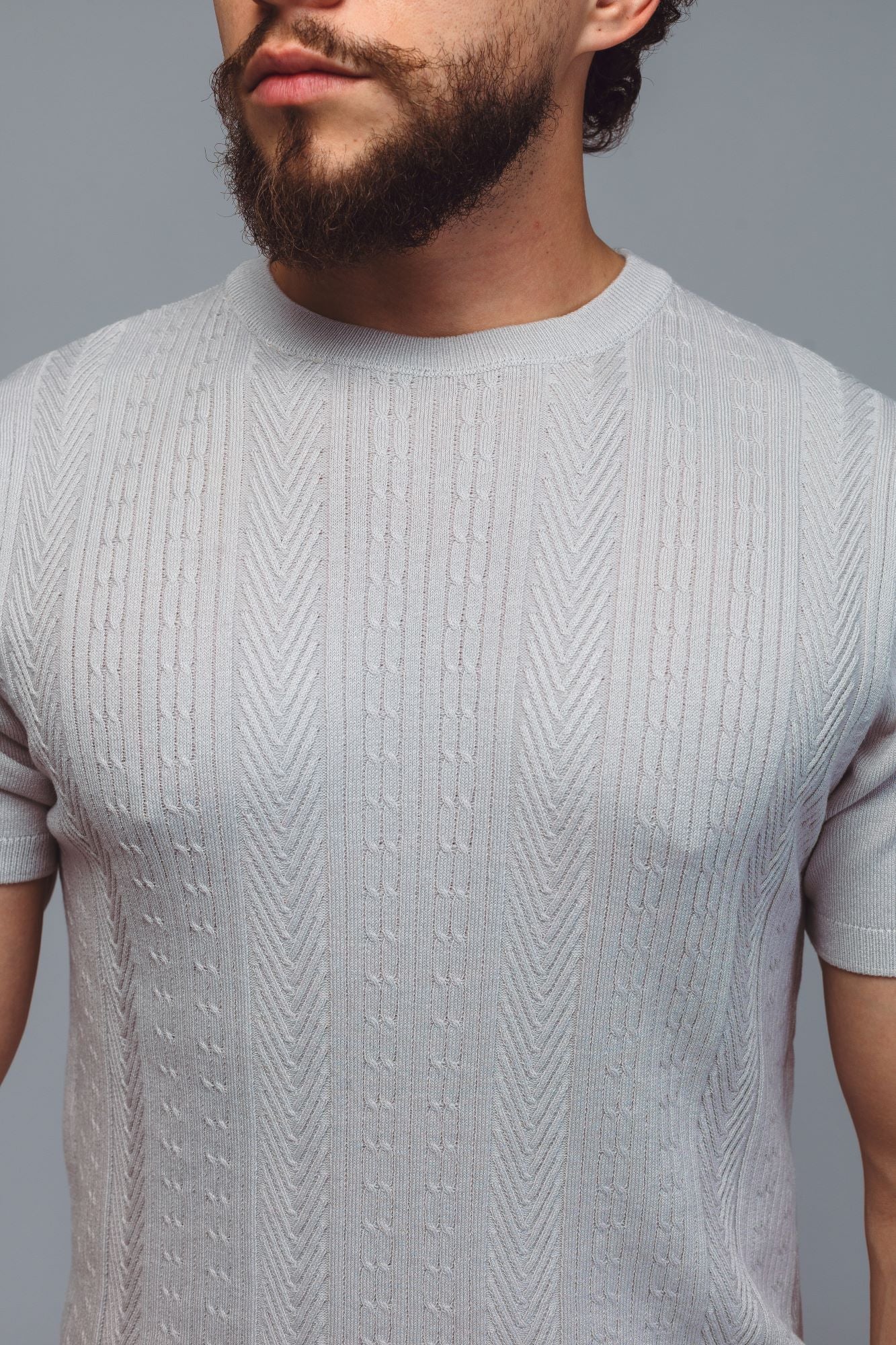 CAMISETA TRICOT LORENZO TEXTURIZADO