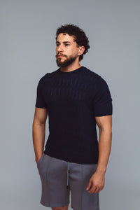 CAMISETA TRICOT RAFF TEXTURIZADO