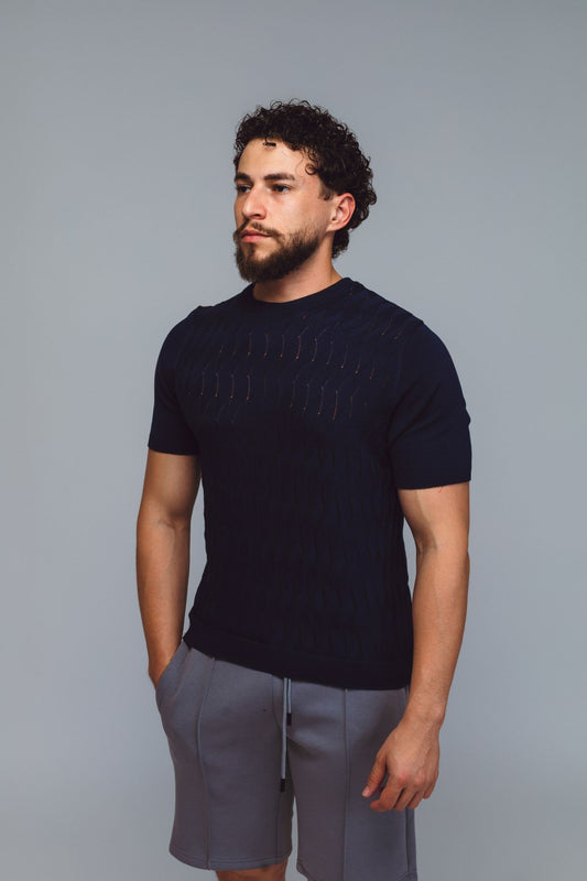 CAMISETA TRICOT RAFF TEXTURIZADO