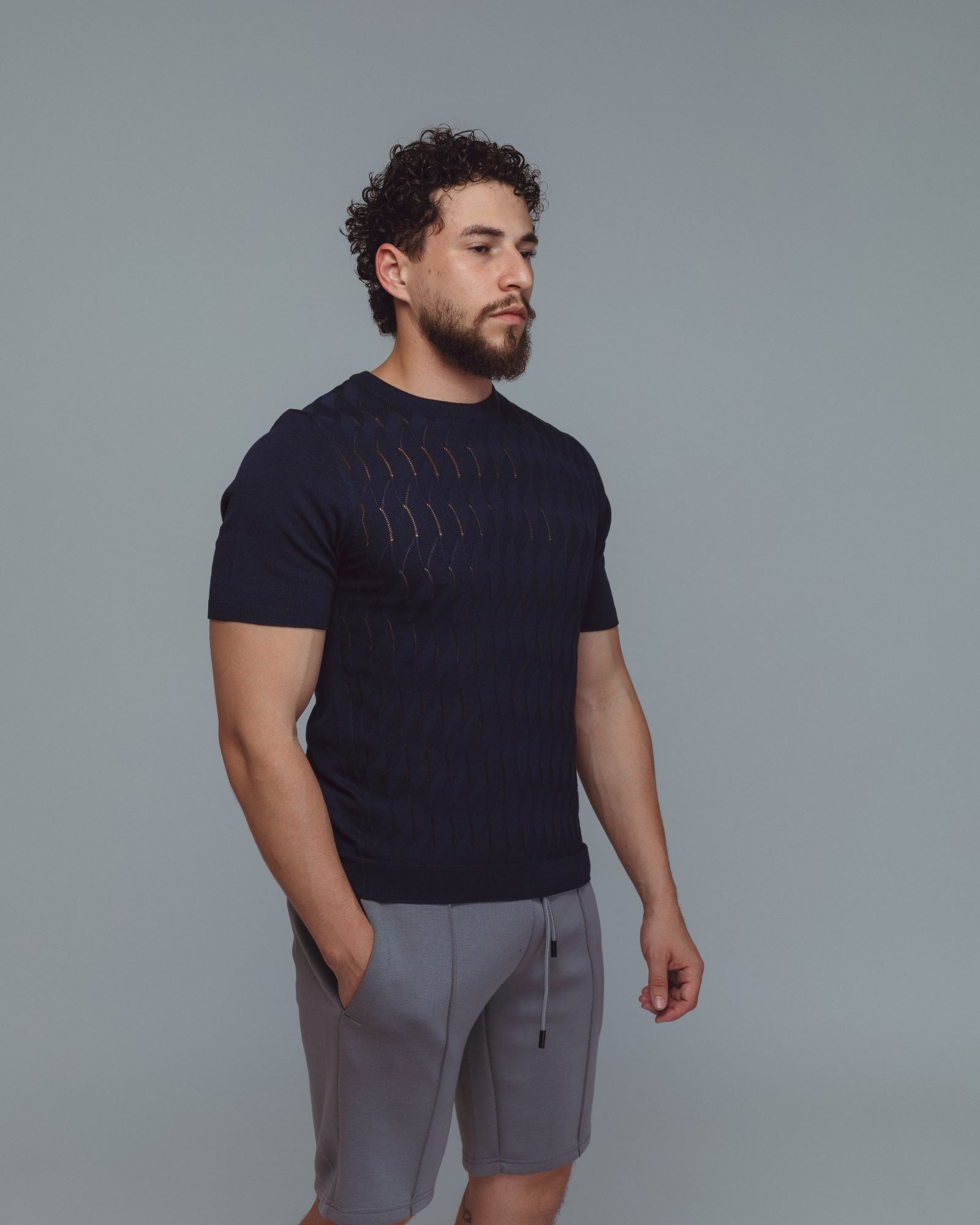 CAMISETA TRICOT RAFF TEXTURIZADO